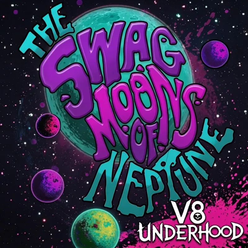 the SWAG MOONS of NEPTUNE by V8 Underhood – cover art
