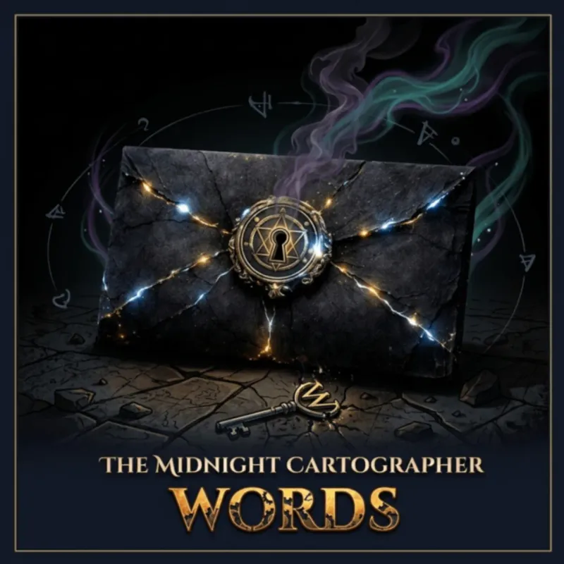 Words by The Midnight Cartographer – cover art