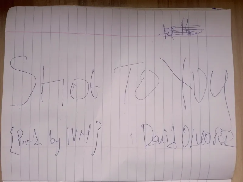 Shot to U by David Oluori – cover art
